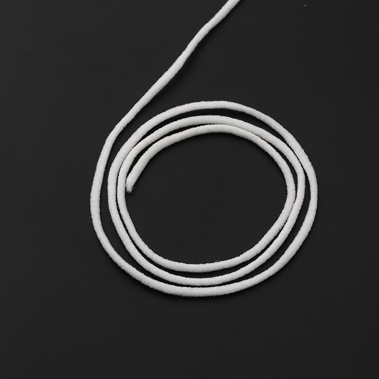 3mm White Round Elastic Band White Ear Loop Ear Hook