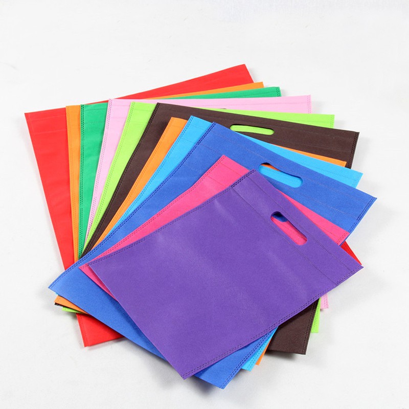 eco reusable d-cut nonwoven die cut non-woven bags