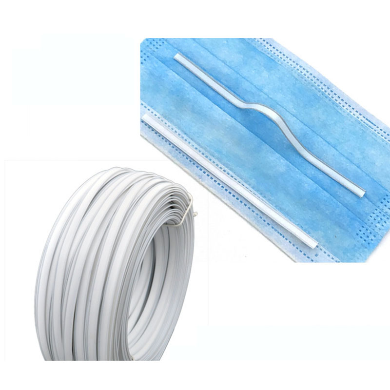 Raw material PE single dual core nose wire for face cover