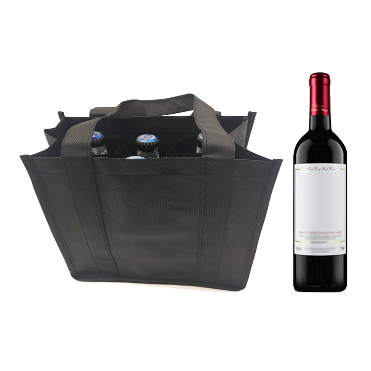  Eco-Friendly Customized Wine Non-woven Promotional Tote Bag