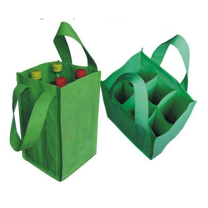 4 Bottles Non-Woven Tote Bag 6 Bottles Wine Bag Nonwoven